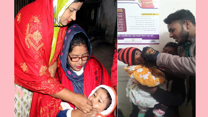 আগৈলঝাড়ায় ভিটামিন `এ` প্লাস ক্যাম্পেইন উদ্বোধন