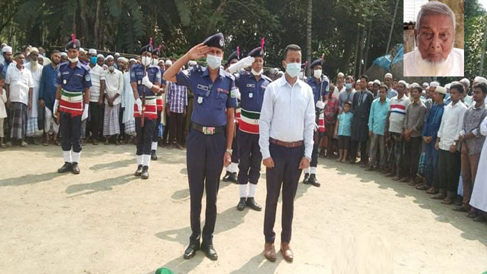বীর মুক্তিযোদ্ধা সূর্যসেনা আলাউদ্দিনের মরদেহ রাষ্ট্রীয় মর্যাদায় দাফন