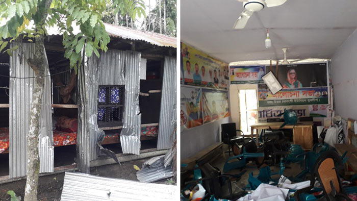 লক্ষ্মীপুরে আ.লীগের কার্যালয় ভাঙচুর, নেতাকর্মীদের কুপিয়ে জখম!