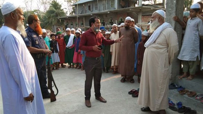 মির্জাগঞ্জে কোয়ারেন্টাইন এ না থাকায় মালয়েশিয়া প্রবাসীকে জরিমানা