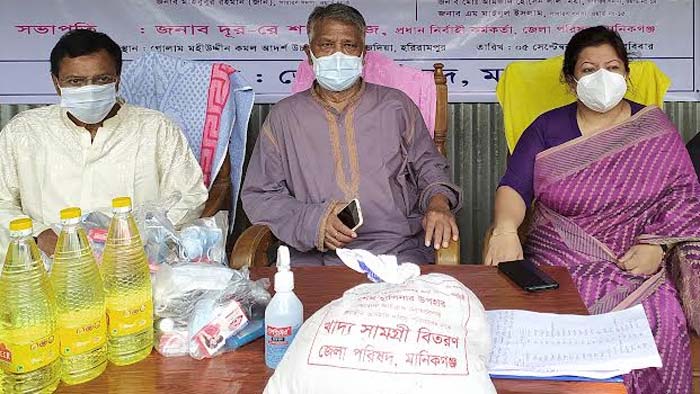 কর্মহীন পরিবারের মাঝে খাদ্য ও স্বাস্থ্য সুরক্ষা সামগ্রী বিতরণ