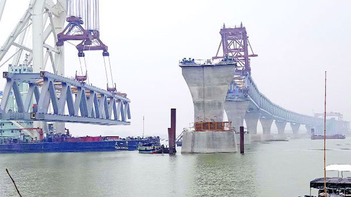 পদ্মা সেতুর ২৫তম স্প্যান বসছে আজ
