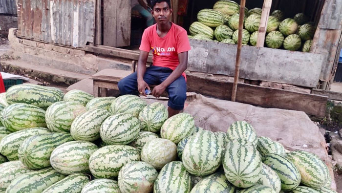 মাধবপুরে তরমুজ ব্যবসায়ীদের সিন্ডিকেটে জিম্মি সাধারণ ক্রেতারা