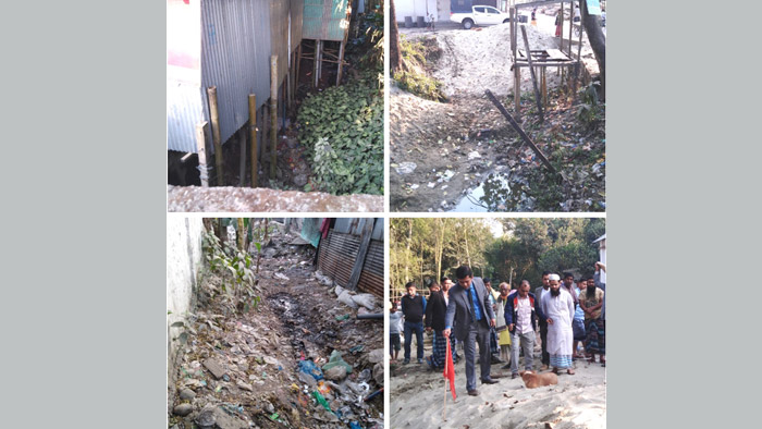 রায়পুরায় খাল অবমুক্ত করতে নেমেছে প্রশাসন
