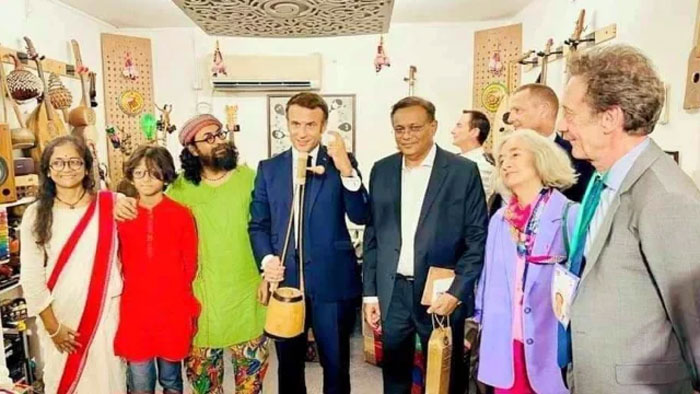 &lsquo;জলের গানে&rsquo;র রাহুলের বাসায় ফরাসি প্রেসিডেন্ট ম্যাক্রোঁ