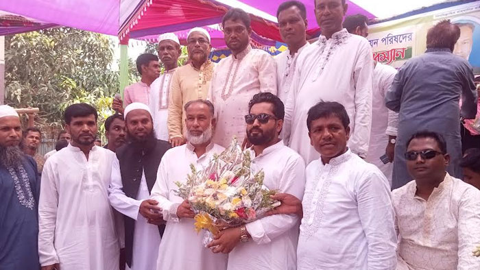 সন্ধানপুর ইউপিতে চেয়ারম্যান ও সদস্যদের দায়িত্ব গ্রহণ