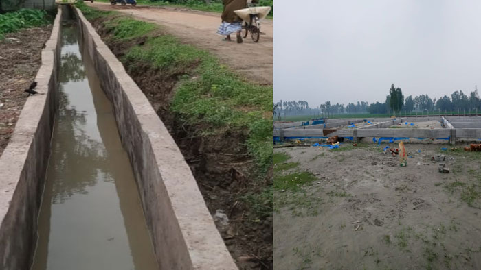 নাগেশ্বরীতে জনস্বাস্থ্যের ড্রেন ও মানব বজ্য ব্যবস্থাপনা নির্মাণ