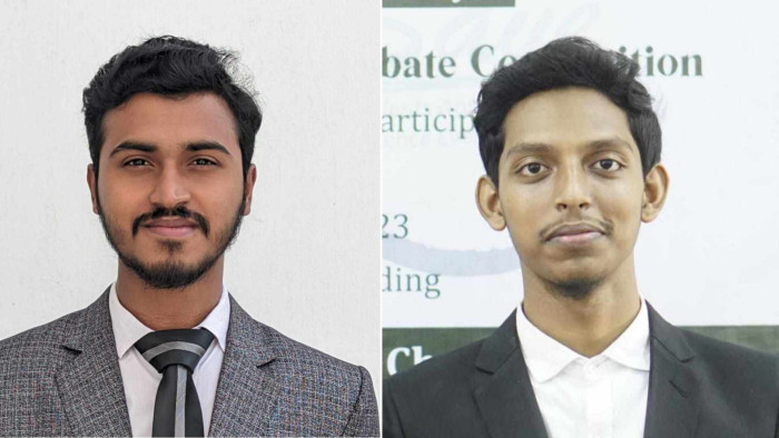 সাদ্দাম হোসেন হল ডিবেটিং সোসাইটি'র নেতৃত্বে নাহিদুল ও আব্দুল্লাহ