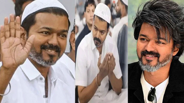 মুসলিমদের সঙ্গে ইফতার করে নামাজ পড়লেন তামিল নায়ক থালাপতি বিজয়