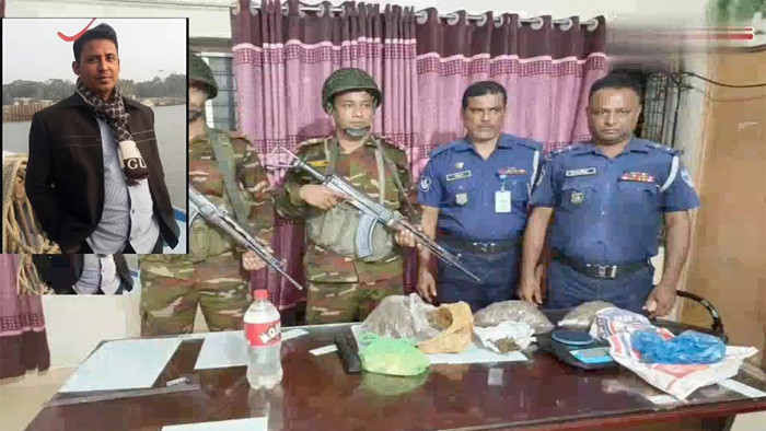লক্ষ্মীপুরে ইউপি সদস্যের কার্যালয়ে যৌথবাহিনীর অভিযান, মাদক ও যৌন সামগ্রী উদ্ধার