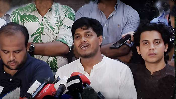 ছাত্রদল প্যানেলের সংবাদ সম্মেলন