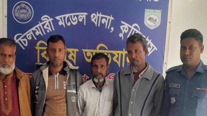 কুড়িগ্রাম জেলা পুলিশের অভিযানে বিভিন্ন অপরাধে গ্রেফতার ১৭