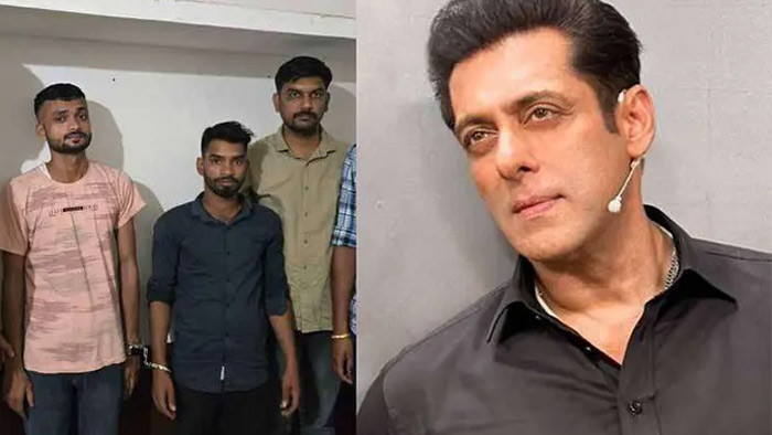 সালমানের বাড়িতে হামলার ঘটনায় দুজন গ্রেপ্তার