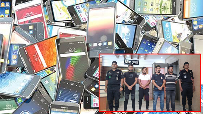ভারতীয় চোরাই মোবাইল যাচ্ছে রাজধানীর বিভিন্ন মার্কেটে