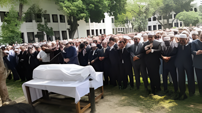 সুপ্রিম কোর্ট প্রাঙ্গণে ব্যারিস্টার আব্দুর রাজ্জাকের দ্বিতীয় জানাজা সম্পন্ন