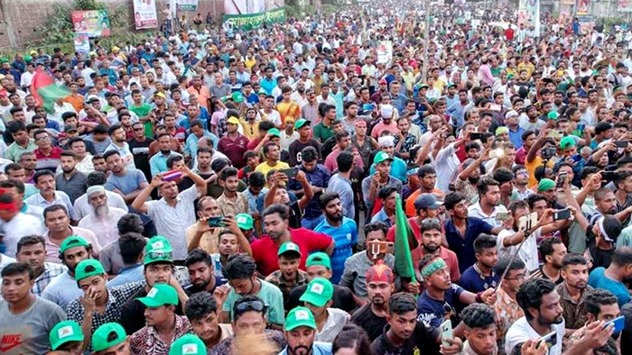 সিলেট অভিমুখে বিএনপির রোডমার্চে নেতাকর্মীর ঢল