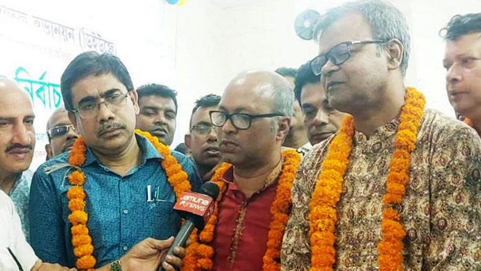 ডিইউজে সভাপতি সাজ্জাদ-সোহেল, সাধারণ সম্পাদক আক্তার নির্বাচিত