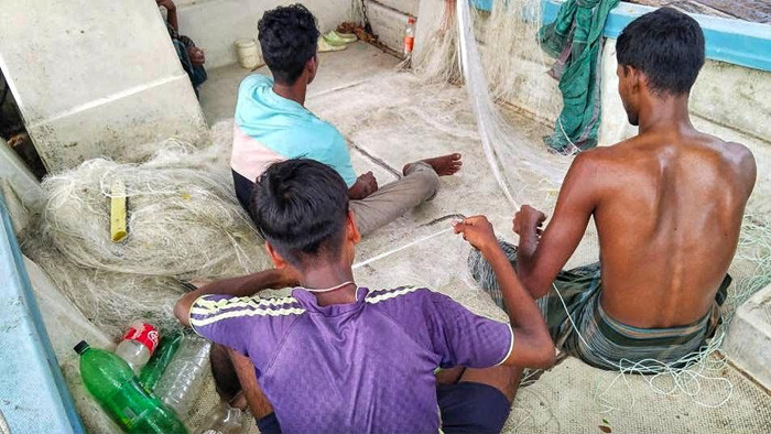 ঝালকাঠিতে নিষেধাজ্ঞা অমান্য করে মা ইলিশ নিধনের প্রস্তুতি নিচ্ছেন অসাধু জেলেরা