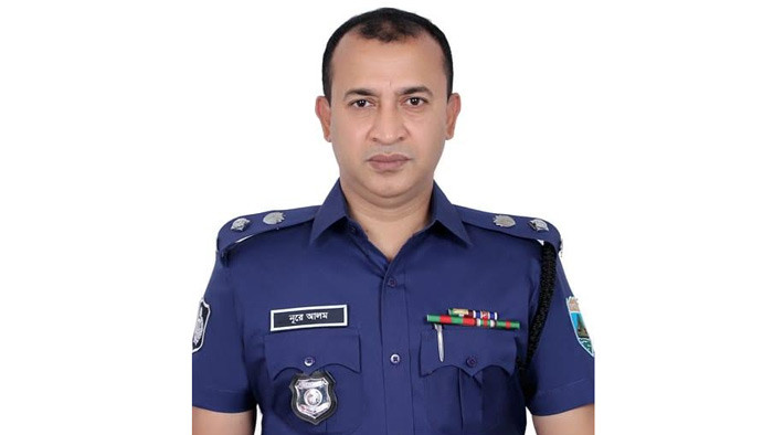 বিপিএম সেবা পদকে মনোনিত হয়েছেন জয়পুরহাট পুলিশ সুপার নূরে আলম