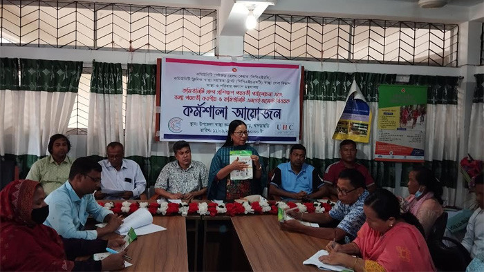 রামগড়ে সিবিএইচসি সহযোগিতায় বন্যা পরবর্তী কমিউনিটি এনগেজমেন্ট বিষয়ক কর্মশালা