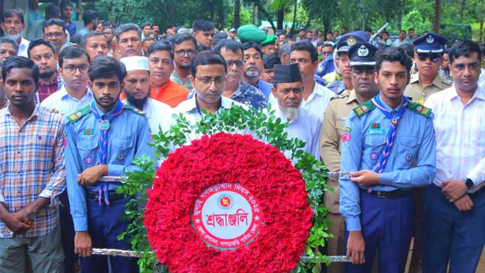 খাগড়াছড়িতে যথাযোগ্য মর্যাদায় ঐতিহাসিক ‘জুলাই গণঅভ্যুত্থান দিবস’ পালিত