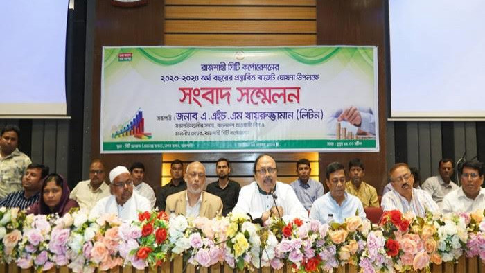 রাজশাহীর মেয়র লিটনের ১ হাজার ১৫ কোটি ৩৩ লক্ষ টাকার বাজেট ঘোষণা