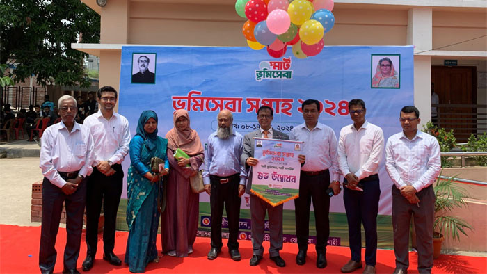 রাজশাহীতে জনগণের ভূমি স্মার্ট করার লক্ষ্যে ভূমি সেবা সপ্তাহের উদ্বোধন