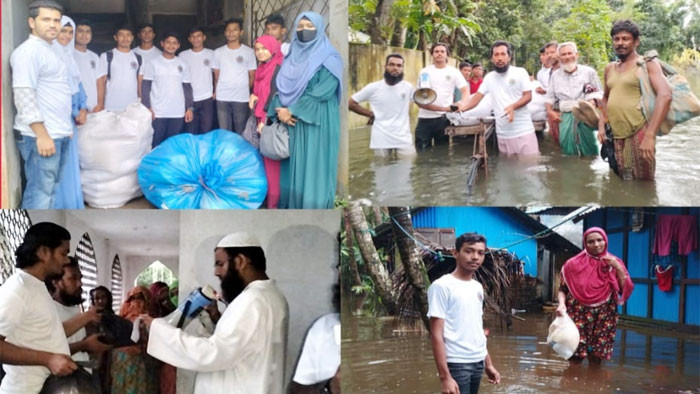 ফেনী, লক্ষ্মীপুর ও নোয়াখালীতে রাইট টক বাংলাদেশের ত্রাণ সামগ্রী বিতরণ
