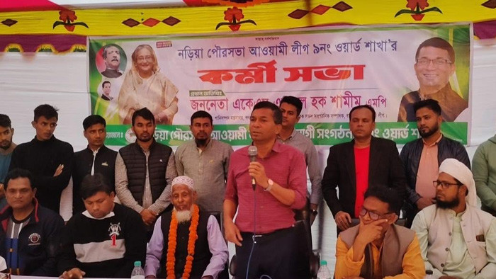 নির্বাচন নিয়ে ষড়যন্ত্র করে কেউ সফল হবে না: এনামুল হক শামীম