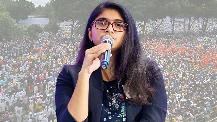 সমর্থকদের কাছে নির্বাচনের খরচ চাইলেন তাসনিম জারা