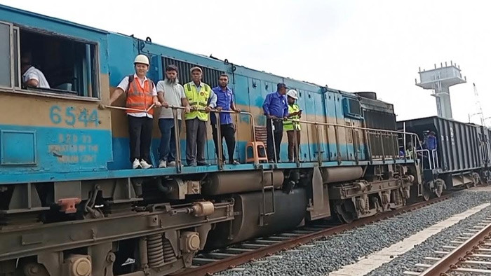ফরিদপুরের ভাঙা থেকে যশোরের রূপদিয়া পর্যন্ত ১২০ কিলো বেগে ছুটলো ট্রায়াল ট্রেন