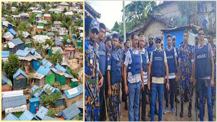 রোহিঙ্গা ক্যাম্পে দুই গ্রুপের সংঘর্ষে ৫ জন গু*লিবিদ্ধ