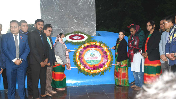 খাগড়াছড়িতে যথাযোগ্য মর্যাদায় মহান বিজয় দিবস উদযাপন