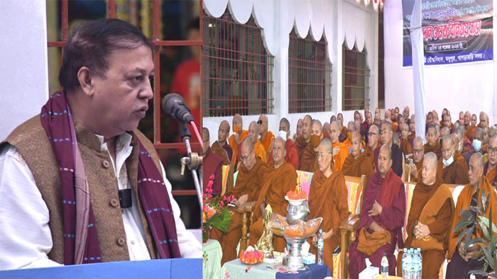 খাগড়াছড়িতে ওয়াদুদ ভূইয়ার উদ্যোগে বৌদ্ধ ভিক্ষুদের পিন্ডদান ও মতবিনিময় সভা অনুষ্ঠিত