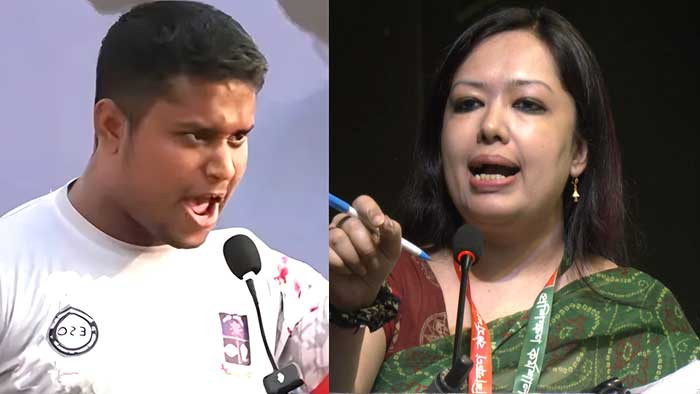 রুমিন ফারহানার বক্তব্যের ‘কড়া’ জবাব দিলেন হাসনাত