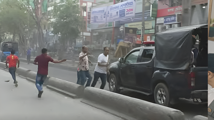 নারায়ণগঞ্জের সাবেক মেয়র আইভীকে গ্রেপ্তার করে নিয়ে যাওয়ার পথে পুলিশের গাড়িবহরে হামলা
