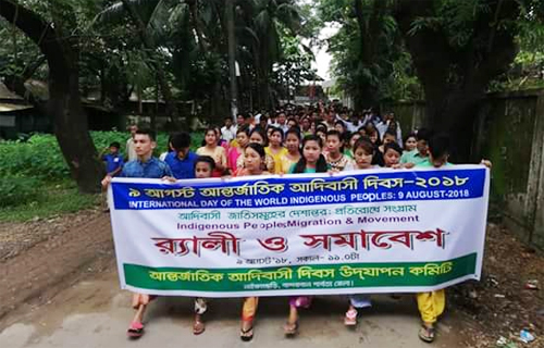 নাইক্ষ্যংছড়িতে আদিবাসী দিবস পালিত