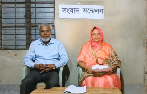 নির্বাচন হতে সরে দাঁড়ালেন চেয়ারম্যান প্রার্থী সেতারা আহামদ