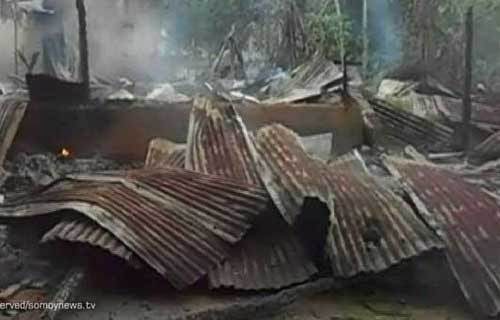 পাহাড়িদের বাড়ি ভাংচুর ও অগ্নিসংযোগ আরো ৩জন গ্রেফতার